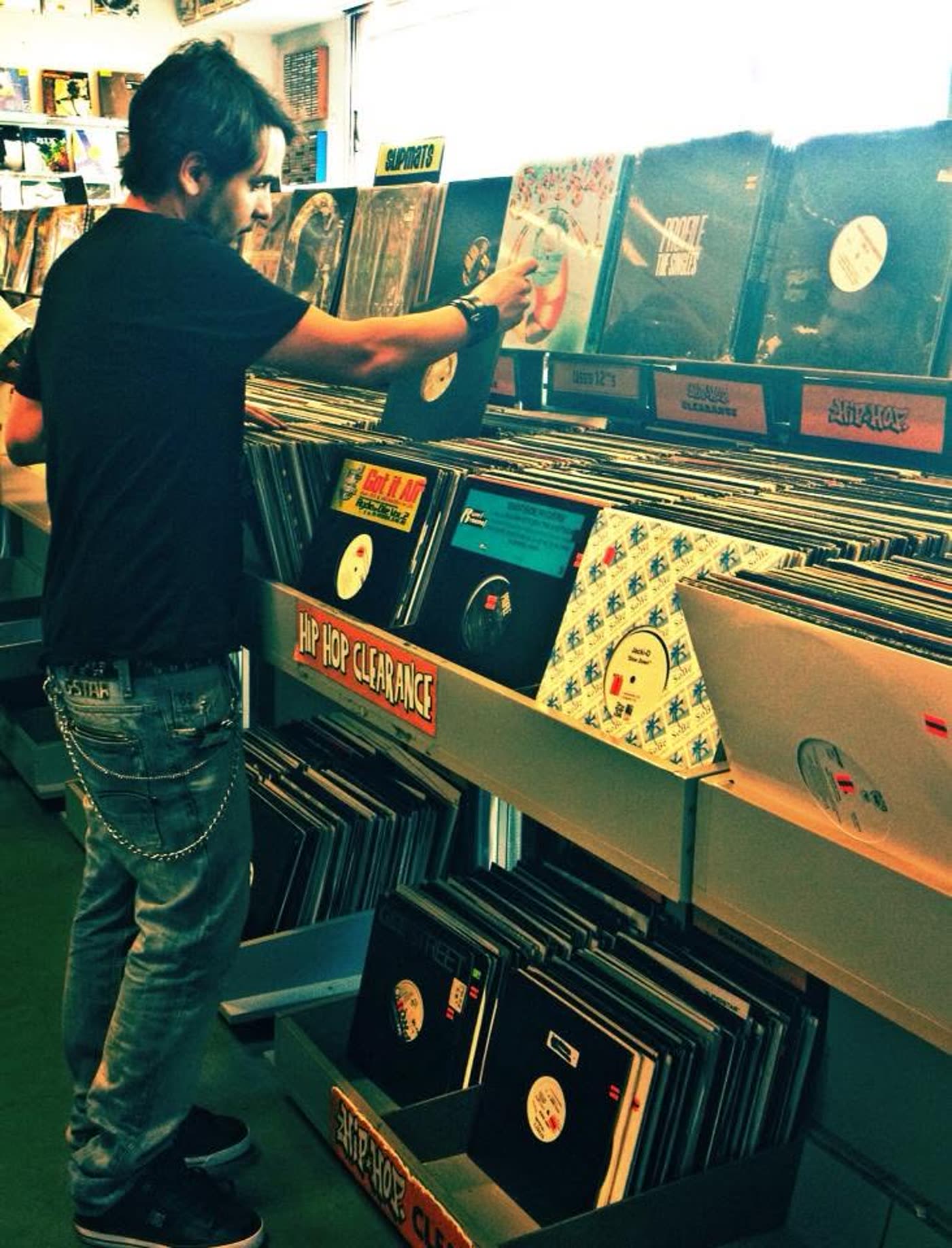 Matteo Vanetti at Amoeba Music in Hollywood, Los Angeles