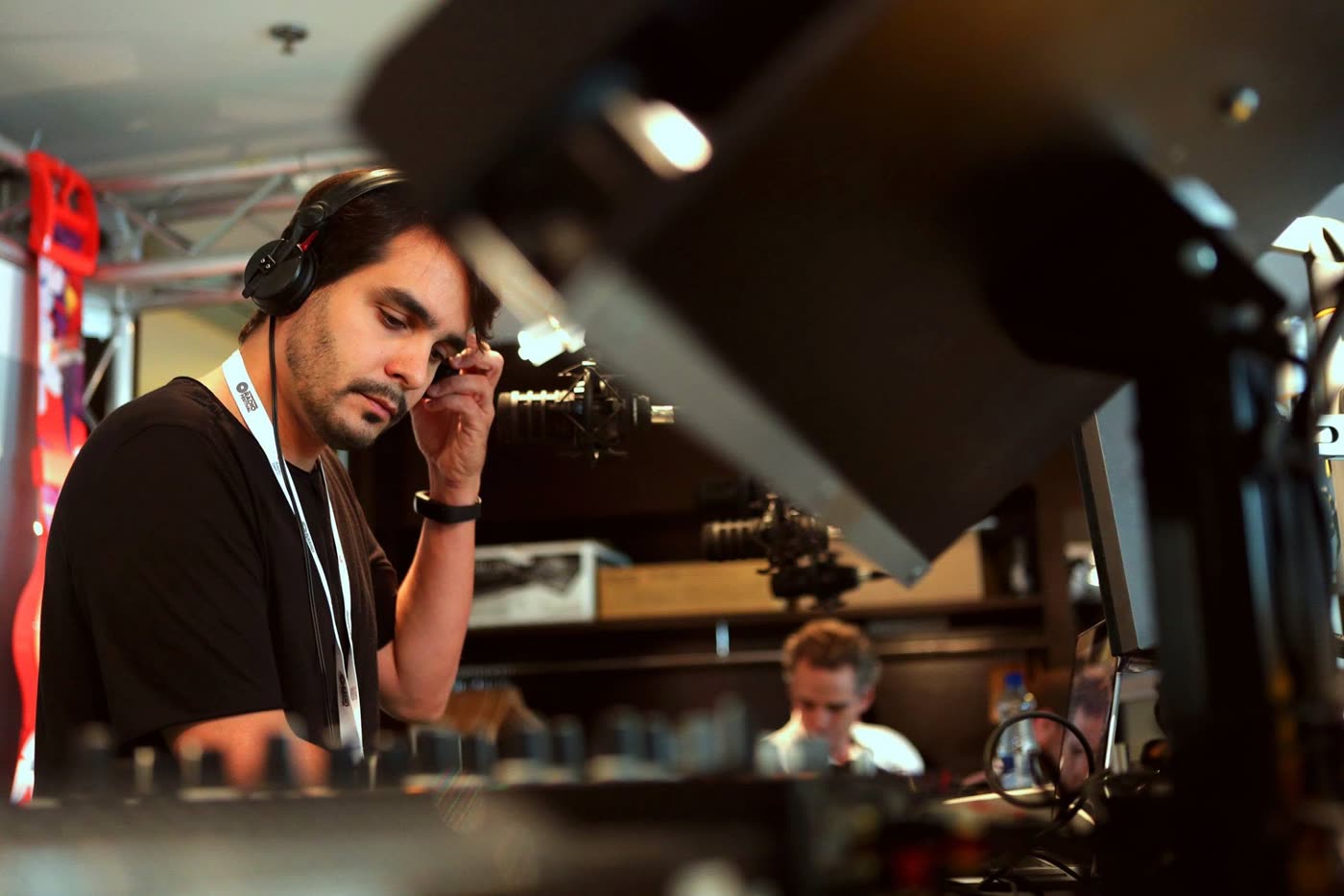 Matteo Vanetti's DJ set at the International Radio Festival, FourPoints by Sheraton, Sihlcity Zurich