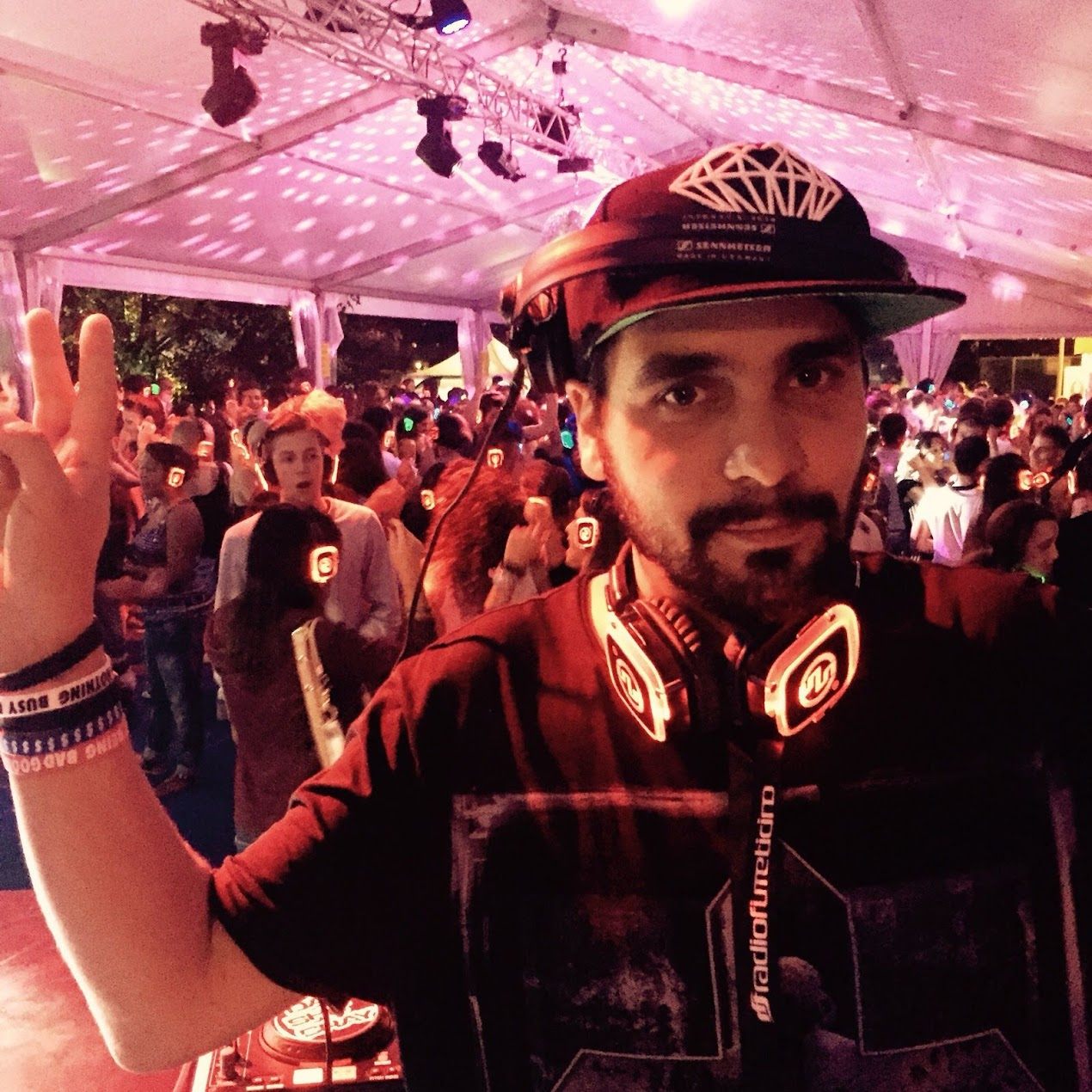 Silent party at the Locarno Film Festival